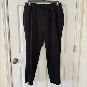 Allison Daley Plus Black Stretch Pants
